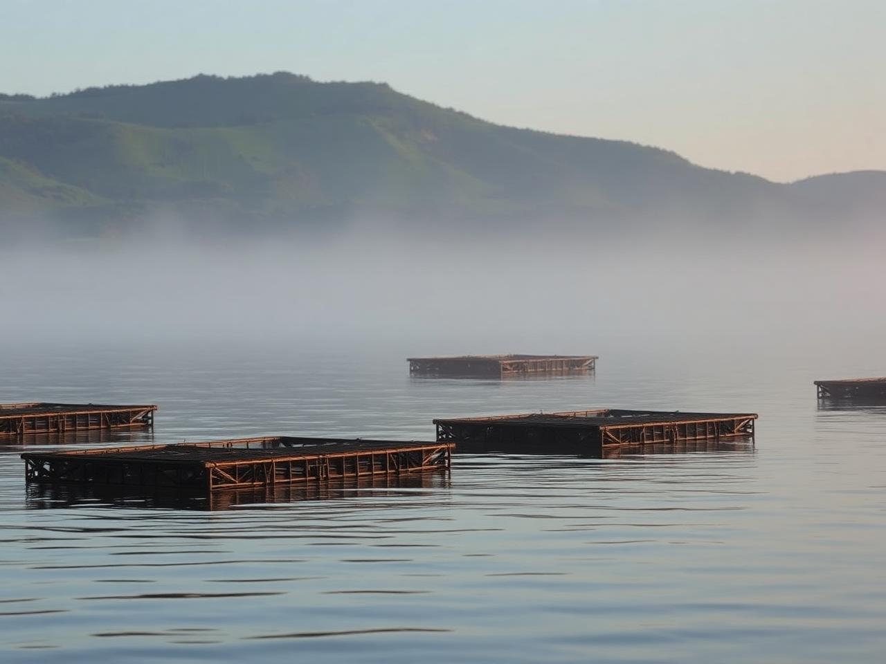 Bateas en la ría de Arousa